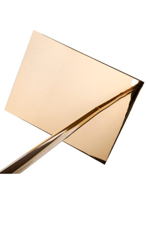Base rectangulaire Or brillant P709