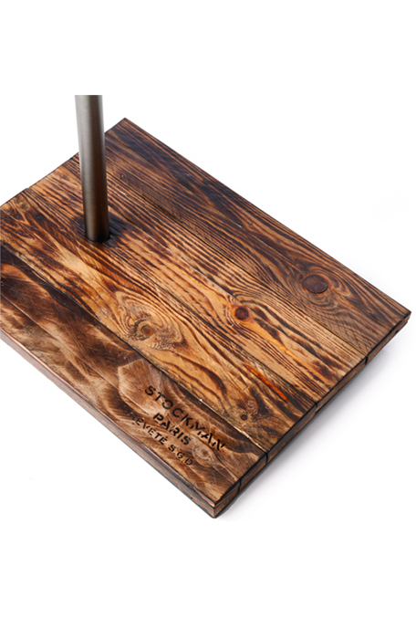 Base Acier vieilli et Bois « Stockman Palets » P144